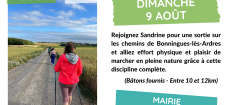 Sortie marche nordique