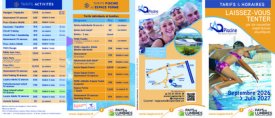 Horaires 2026-2027 L'Aa Piscine