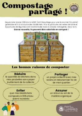 Composter c'est zéro déchet : compostage partagé