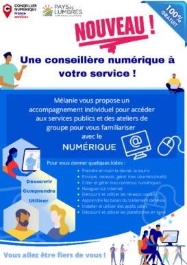 Flyer Conseillère Numérique France Services