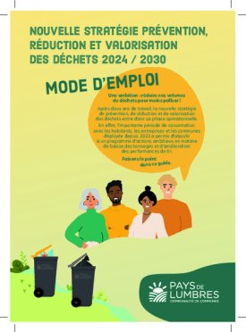 Nouvelle stratégie prévention, réduction et optimisation des déchets 2024/2030 : Mode d'emploi !